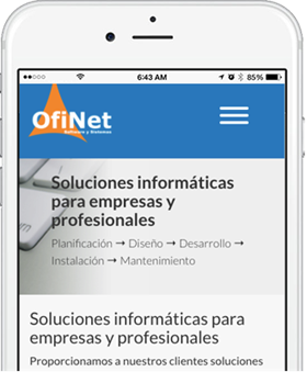 Página web para Ofinet
