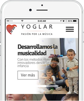 Página web para Yoglar